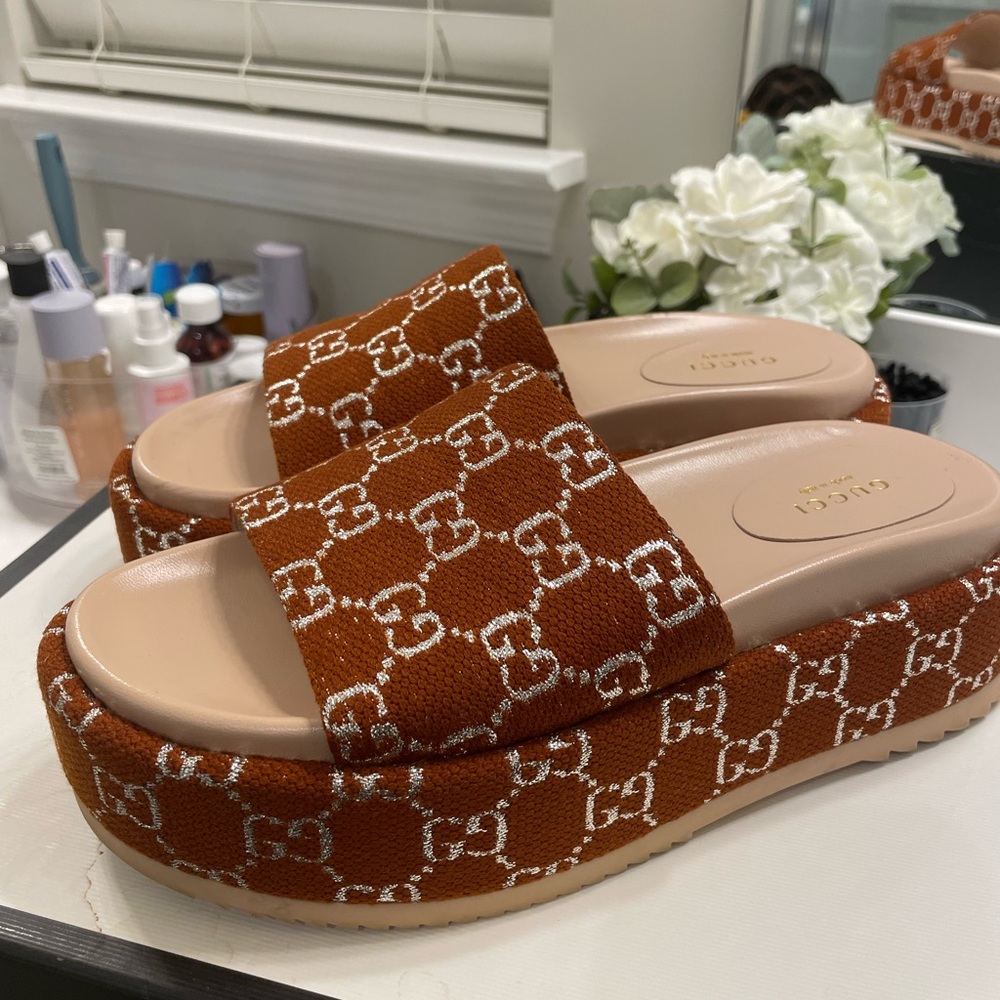 Gucci platform sandals